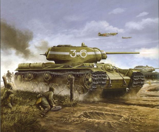Russian tank Artwork
