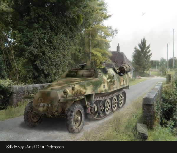 Sdkfz 251.Ausf D in Debrecen
