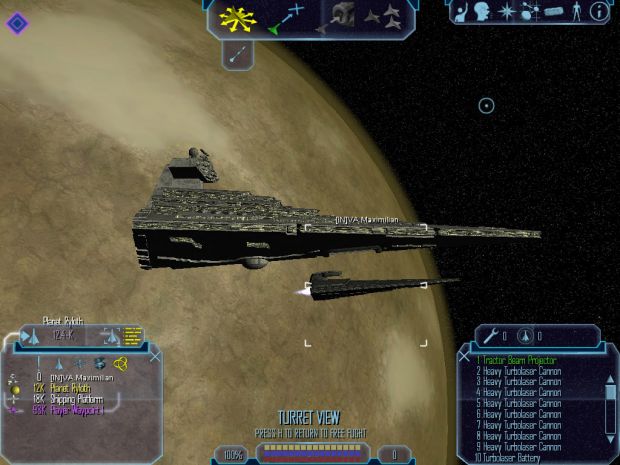 Imperial Star Destroyer and Vindicator