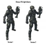 Chinese PLA Light Infantry variants