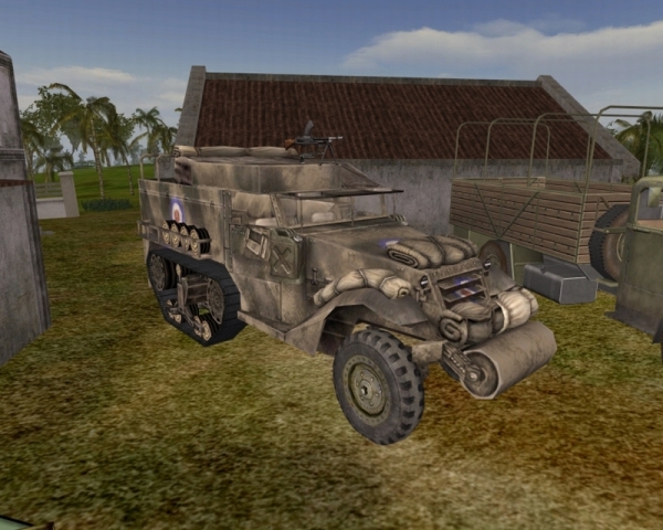 M3A1 Halftrack In-Game