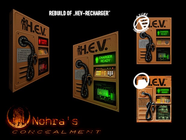 Half-Life 1 HEV recharger REBUILD