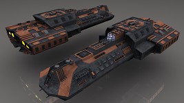 Ancients Frigate (HighPoly)