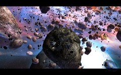 Tau'ri Asteroide Mine - Ingame