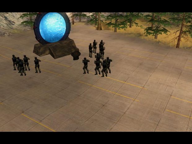 SG Team near Stargate