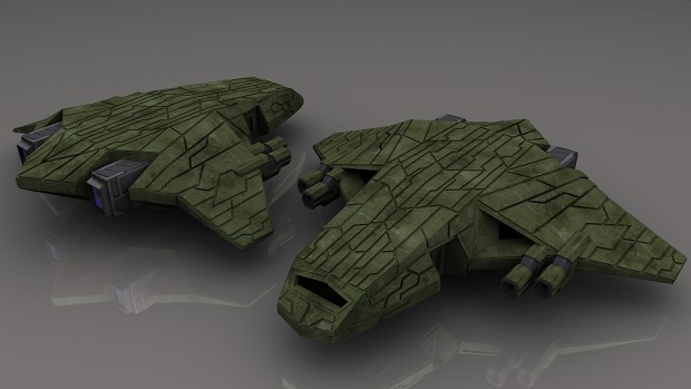 Ancient Heavy Fighter (HighPoly-Render)