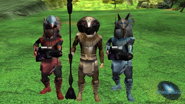 Goa'uld Jaffa trio