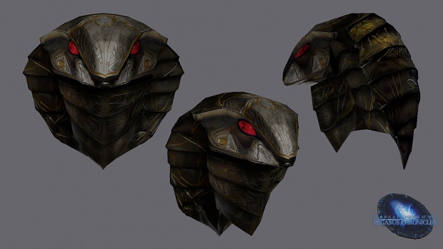 Serpent Helmet Render