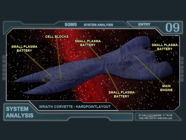 Wraith Corvette image - Stargate - Empire at War: Pegasus Chronicles ...
