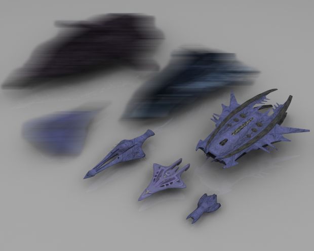 The Wraith fleet (capitals)