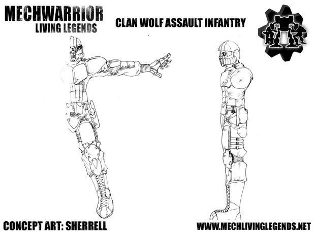 Clan Wolf Infantry Concept