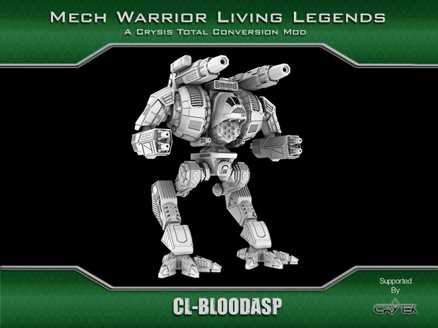 MechWarrior: Living Legends Blood Asp 'Mech WIP