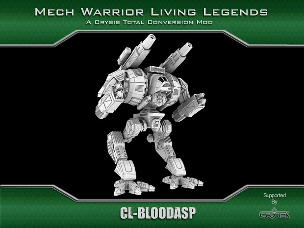 MechWarrior: Living Legends Blood Asp 'Mech WIP