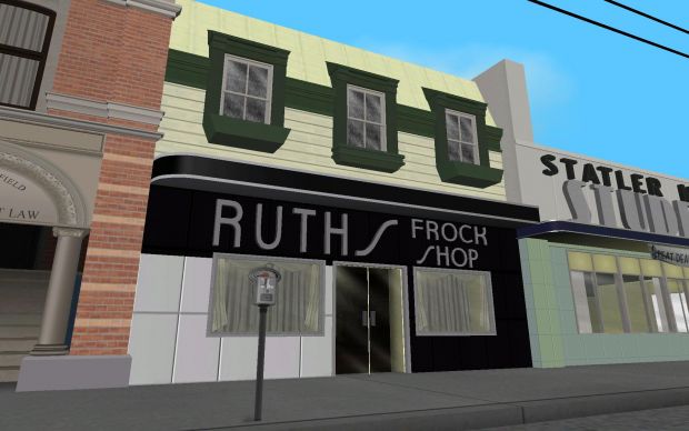 1955 Ruth's Frock Shop - In Game - Day