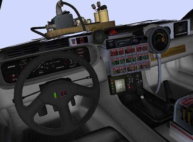 New BTTF DeLorean - Interior textures