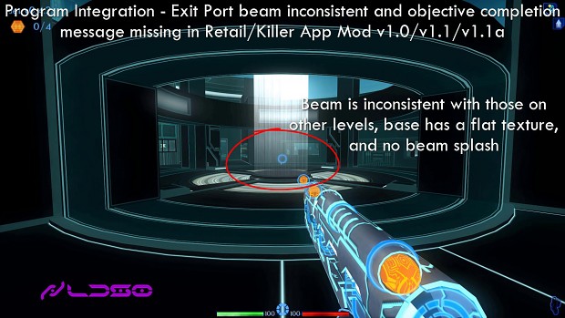 Program Integration - Exit Port beam inconsistent with those on other levels