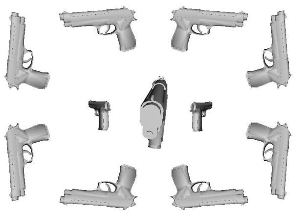 Beretta Weapon Model Unskined