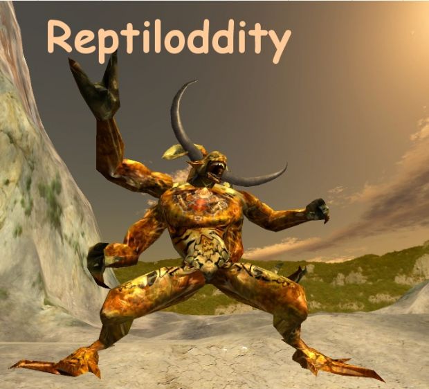 Reptiloddity - A Orange Reptiloid Breed
