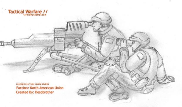 North American Union Autocannon Marine (HERO UNIT)