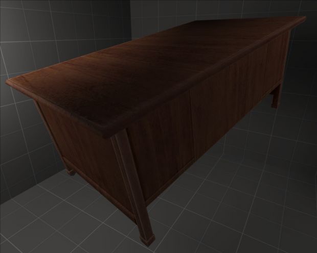 Office Desk 02 (Updated Texture)