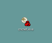 icon with GDI and Nod logos, and the name 'cncnet.exe'