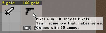 Behold, all the pixels! In Gun form.