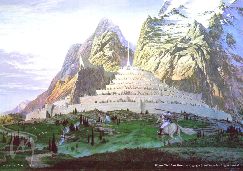 Middle Earth Senhor Dos Anéis Gondor Knight Minas Tirith