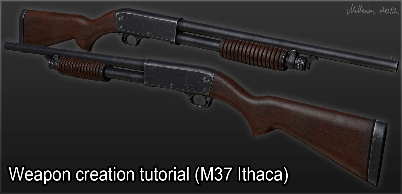 Weapon creation. Ithaca m37 дробовик. Ithaca m37 укороченная. Ithaca m37 reference. KTW Ithaca m37.