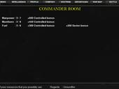 Commander's Advantage screen