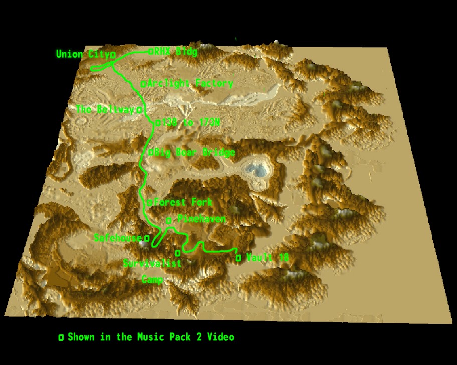 Black Bear National Forest Map image - Fallout: New California mod for  Fallout: New Vegas - ModDB