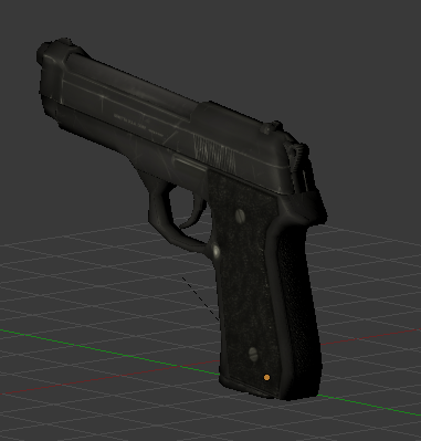 9mm Beretta render