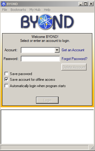 Log-in client