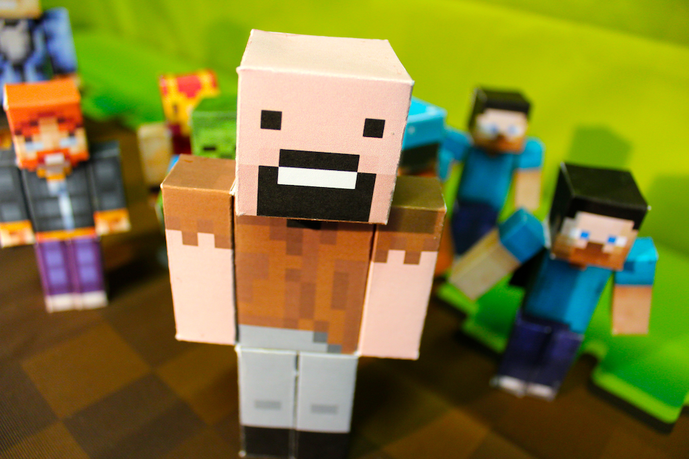 Minecraft - Minecraft Papercraft Studio is now available for iOS devices.  Get creative this weekend!