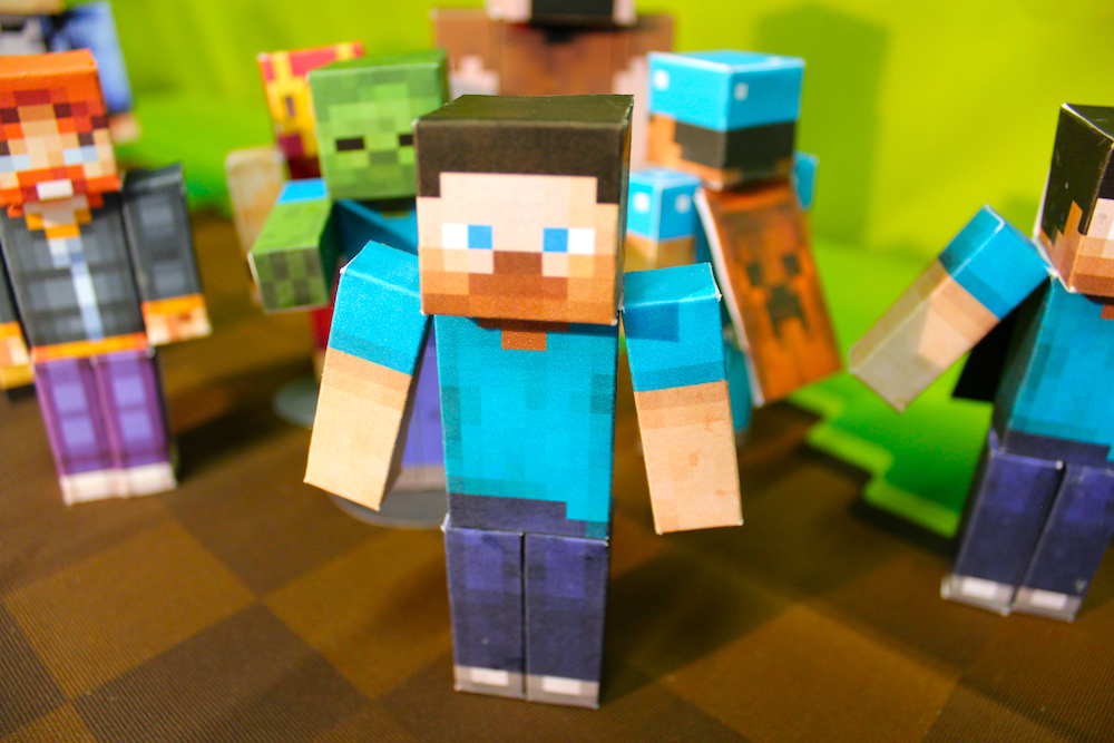 Steve Minecraft Paper Craft Model