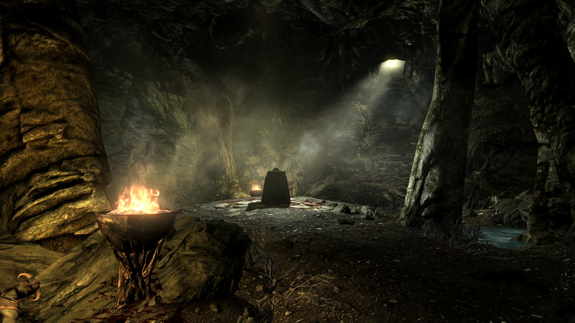 skyrim special edition realistic lighting overhaul darker dungeon