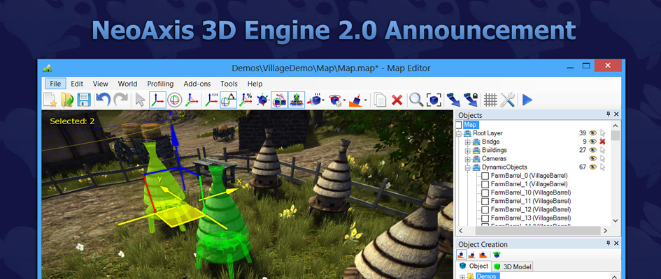 neoaxis engine 3d game engine