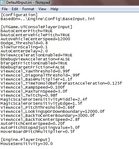 UDK INI files - Understanding and Modifying them tutorial - Feud - ModDB