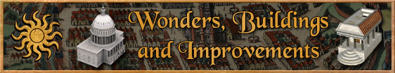 Header 5. Wonders, Buildings and Improvements