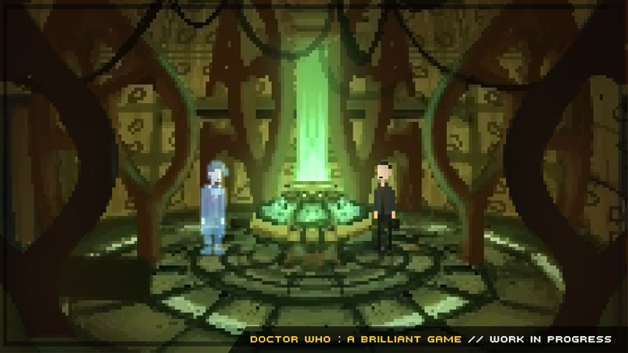 Doctor Who : A Brilliant Game : Early concept Scene of Nine & Eleven