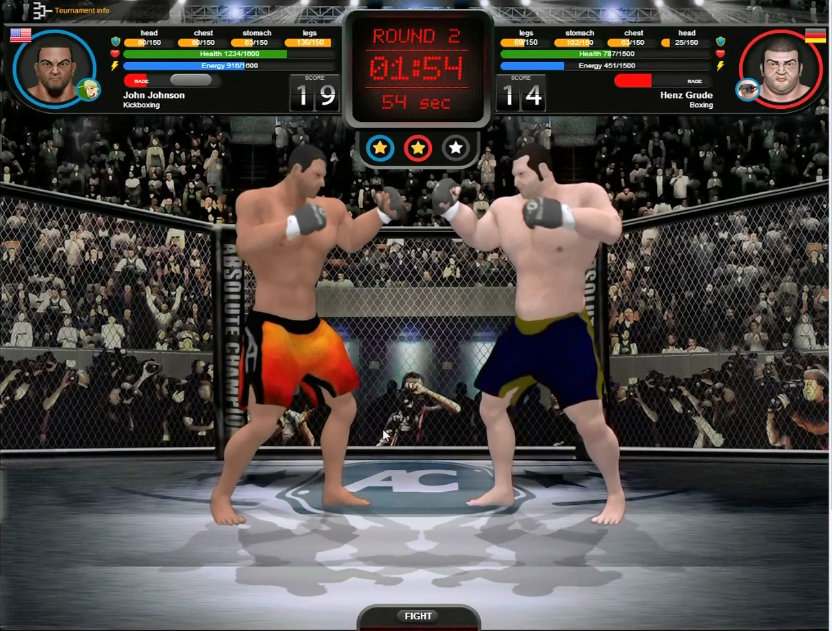 Абсолютная игра. Absolute Fighting Championship. Fighters Champions game. 3d файтинг на Unity.