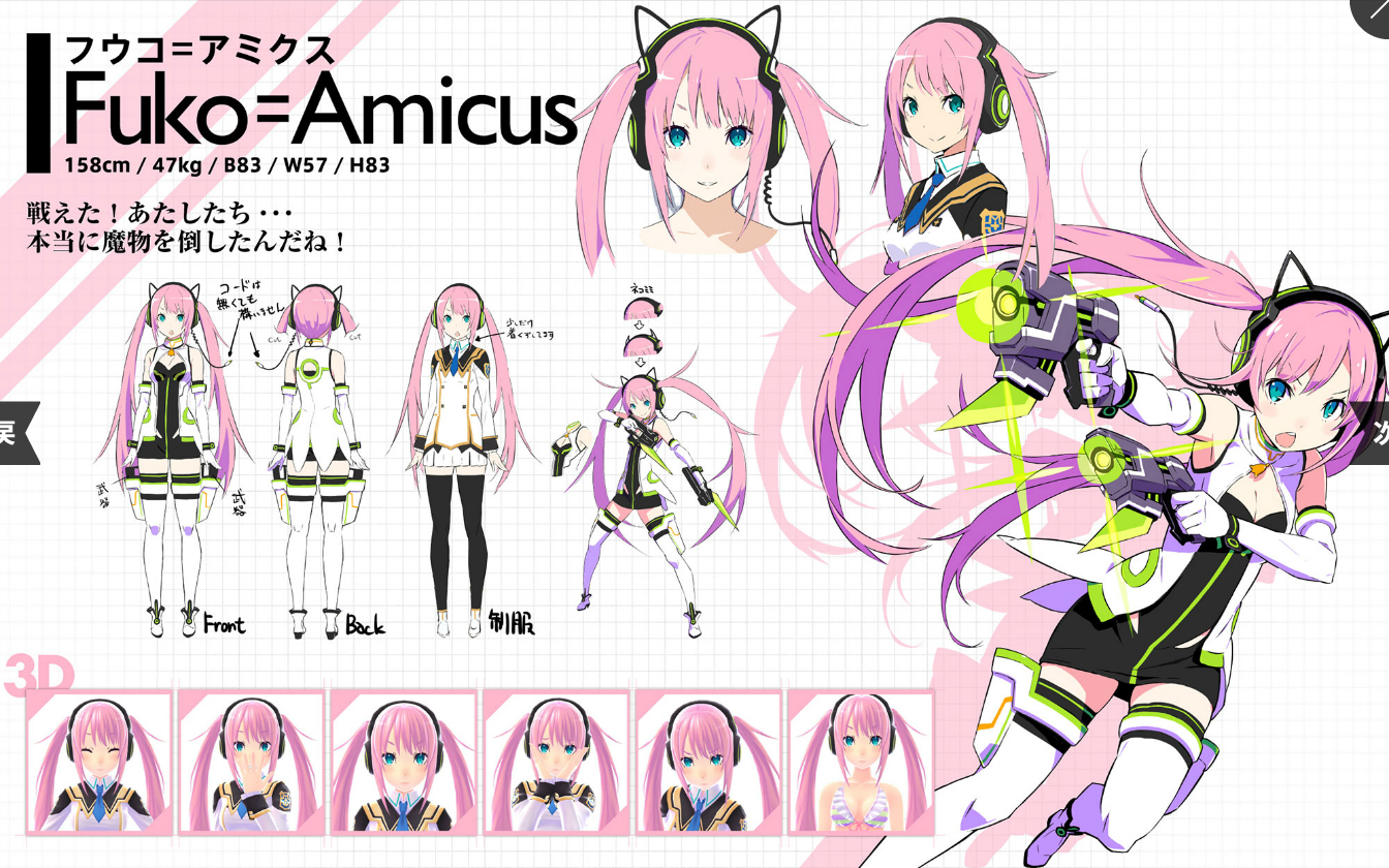 Fuuko Amicus, Conception 2 Children of the Seven Stars Wiki