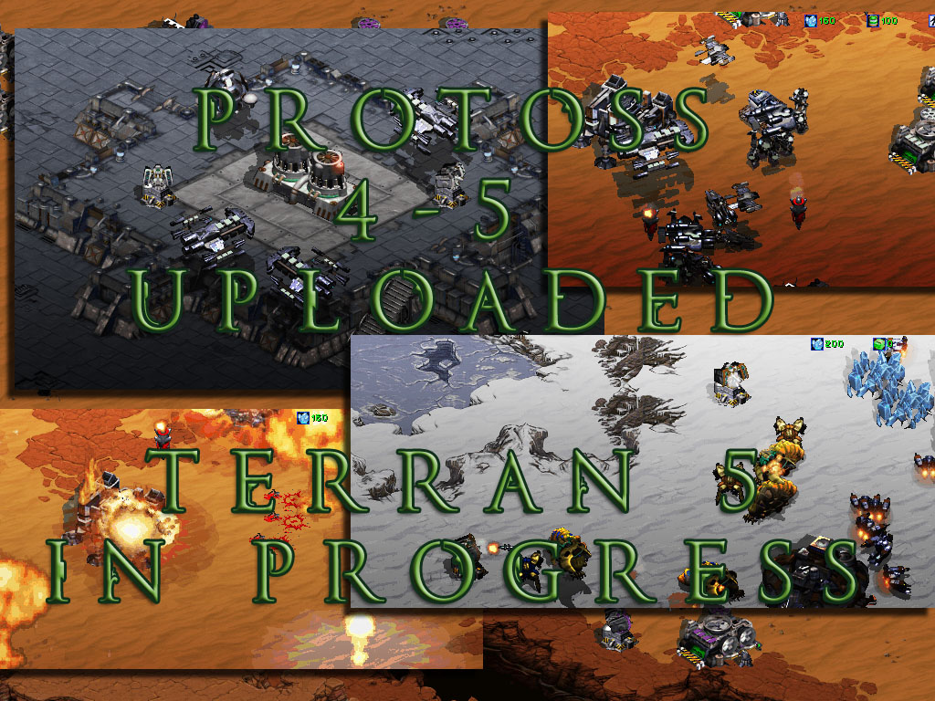 Protoss BW 4-5 maps 5 in development