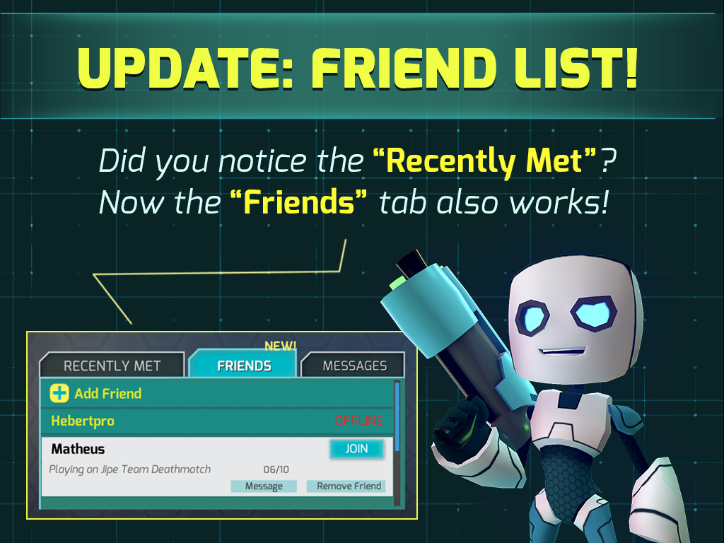 Update - Friends List