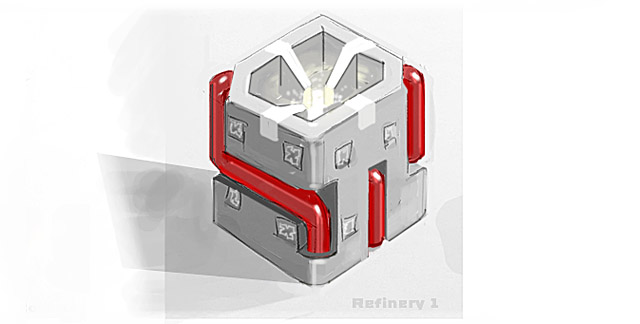 TerraTech Refinery concept art