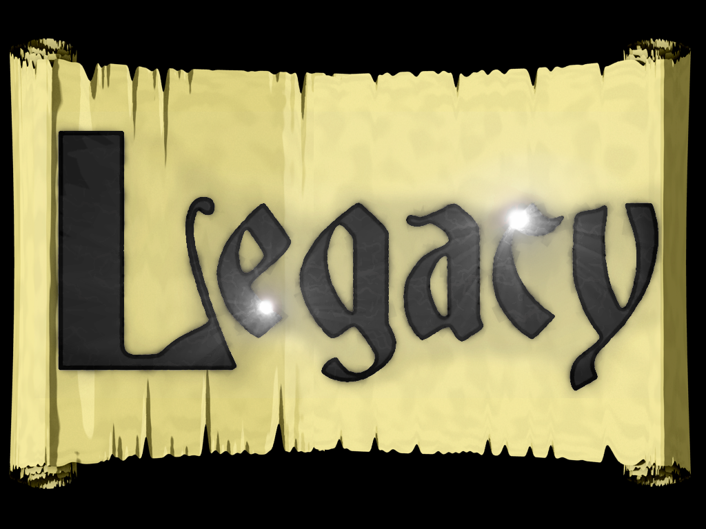 Legacy logo Demo. Demo game logo.