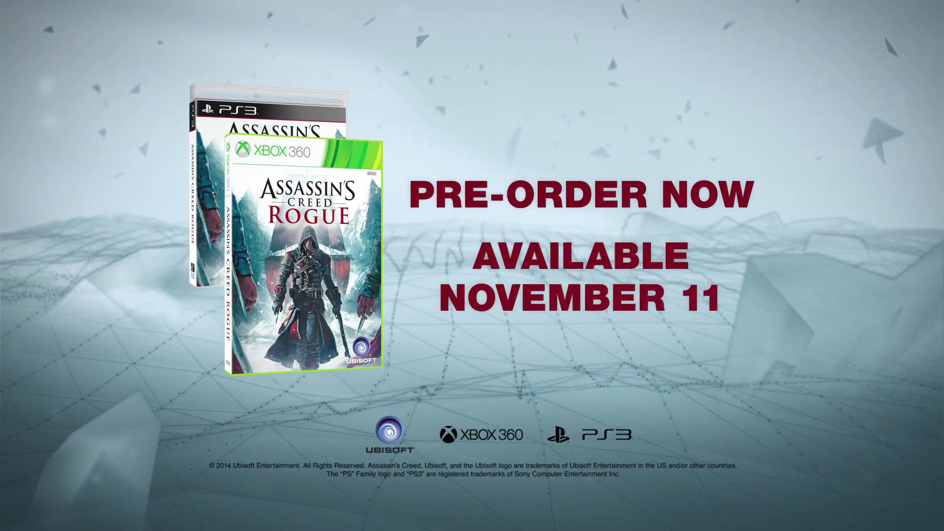 Assassin's Creed: Rogue headed to PS3, Xbox 360 this November