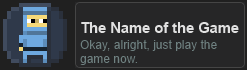 Achievement: The Name of The Game