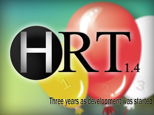 HRT 1.4. Special logo. Happy Birthday (2014)