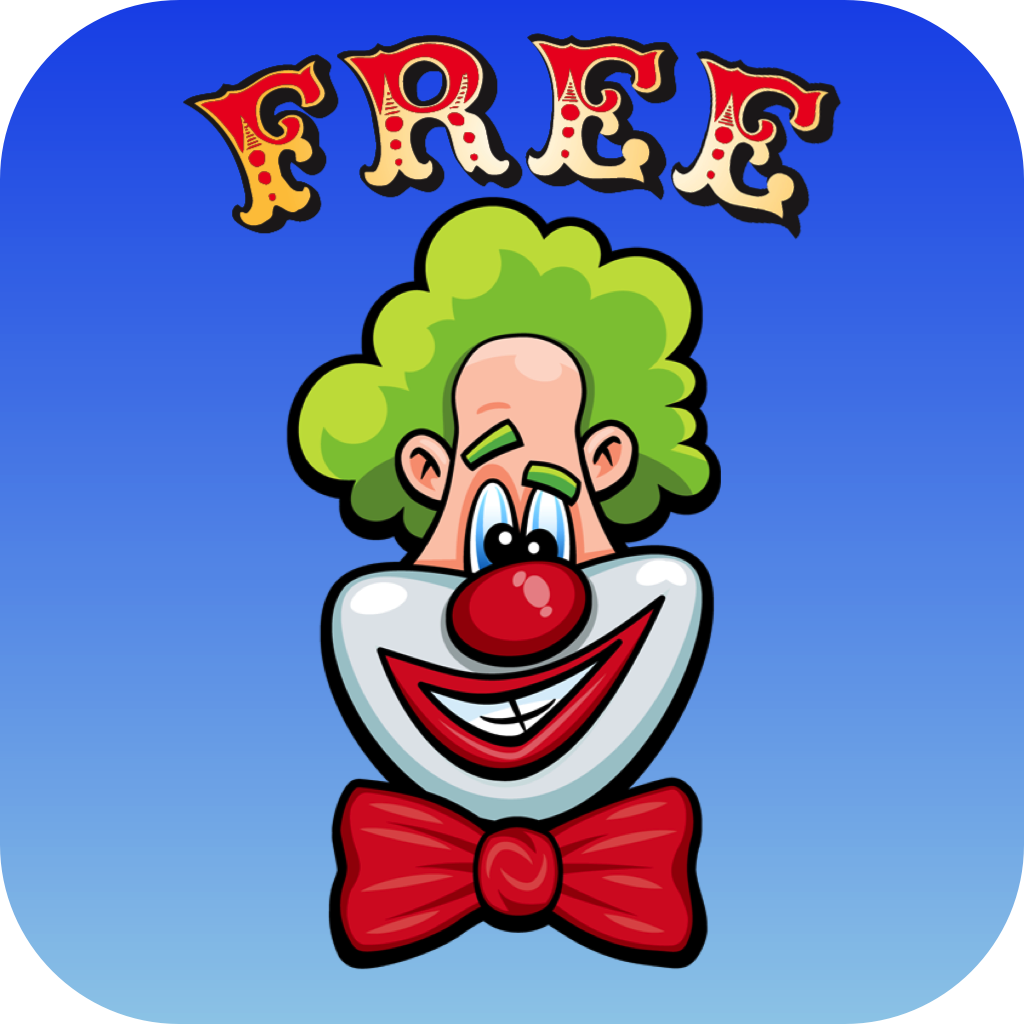 Laugh Clown Free iOS app icon!