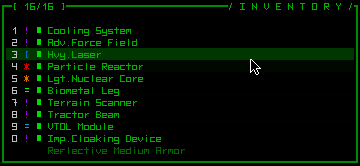 Cogmind Large Part (Inventory)